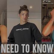 Need To Know Pitched Down Dance Challenge Tiktok Compilation