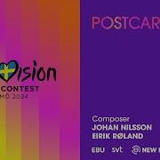 Postcard Theme Eurovision 2024