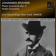 Arturo Toscanini Jascha Heifetz New York Philharmonic Violin Concerto In D Major Op 77 Ii Adagio Remastered 2023 Live