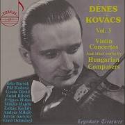 Bartok Dénes Kovács Sonata For Solo Violin