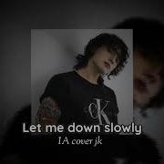 Jungkook Ai Cover Let Me Down Slowly By Benjamin Cover