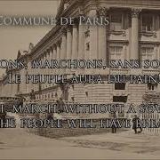 National Anthem Of The Paris Commune 1871 La Marseillaise De La