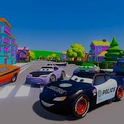 All Cars 2 Challenge Police Car Lightning Mcqueen And Friends Snot